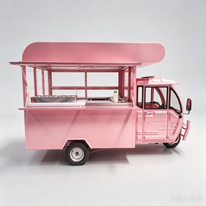 Carrito de Comida Eléctrico con <span class=keywords><strong>Ruedas</strong></span> y Sistema de Cocina Integrado para Venta Flexible de Comida Callejera y Aperitivos - Product Image 6