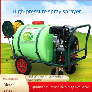 Pulvérisateur agricole à moteur essence 160L 300L sur chariot à quatre roues pour vergers - Product Image 5