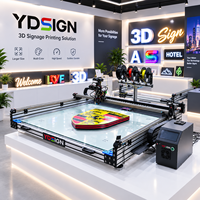 Imprimante 3D YDSIGN AS-120-Pro, taille d'impression 1200*1200*100mm, pour enseignes lumineuses, lettres de logo, lettres en relief