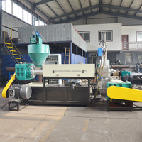 PP PE HDPE LDPE LLDPE Machine de pelletisation de recyclage du plastique à double étape Nouvelle condition Conception à vis unique pour la fabrication de granulés