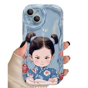Cover per Telefono in TPU Morbido con Stampa Ragazza Arrabbiata e Bordo Ondulato per iPhone 6 7 8 X Xr XS 11 12 13 14 15 16 17 Pro Max - Product Image 6