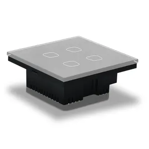 CNSKOU New Design OEM UK 4Gang WiFi Control Voice Matter Smart Light Switch