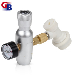 Corny Keg Beer CO2 Ladegerät, 0-60PSI Mini tragbarer CO2-Regler mit Kugel gas geschlossenen Schnell anschlüssen - Product Image 3