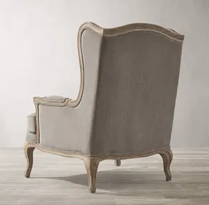<span class=keywords><strong>Fauteuil</strong></span> à dossier haut de style <span class=keywords><strong>Louis</strong></span> <span class=keywords><strong>XV</strong></span>, design Sassanide OEM, en velours Lorraine - Product Image 4