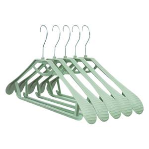 ไม้แขวนเสื้อพลาสติกแบบหนา กันลื่น รูปทรงสี่เหลี่ยมผืนผ้า สำหรับตู้เสื้อผ้า ตู้เก็บของ ชุดแขวนเสื้อโค้ท - Product Image 1