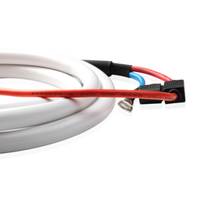 Oem DIY 2M 6mm 2 Core 12.5od Trắng PVC tinh khiết dây đồng cáp điện O Ring thiết bị đầu cuối với 30A cầu chì chủ - Product Image 5