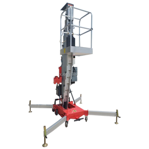 Pengangkat lfit hidrolik satu pria, tiang pengangkat <span class=keywords><strong>Platform</strong></span> kerja paduan aluminium - Product Image 2