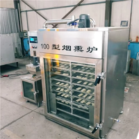Four à fumage automatique pour viande, machine à saucisses pour usine de transformation de poisson et de fruits de mer, chambre à fumage de viande, four à vapeur