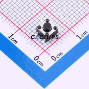 TS010-TBW1FH3.8 Tactile <b>Switch</b> SMD-4P,4.5x4.5mm <b>Switch</b> Single Pole Single Throw Round Button 2.5N Vertical Mount - Product Image 1