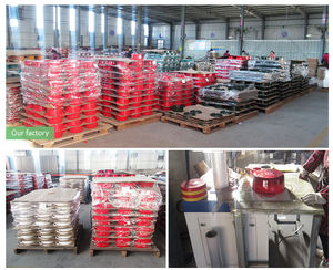 Marque privée <span class=keywords><strong>en</strong></span> <span class=keywords><strong>fonte</strong></span> rose clair/rouge émail enduit <span class=keywords><strong>en</strong></span> forme de coeur 22 <span class=keywords><strong>cm</strong></span> casserole pour four hollandais émaillé - Product Image 5