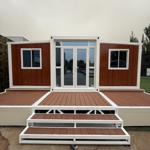 20ft di động sống giải pháp đúc sẵn mở rộng container nhà gỗ và bánh sandwich Panel biệt thự ứng dụng - Product Image 1