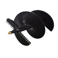 Taladro de tierra hidráulico Tornillo Pile Driver MachineEarth Auger Drive ADH4500W Earth Digger Drill Bits para perforación de agujeros High Hydrau