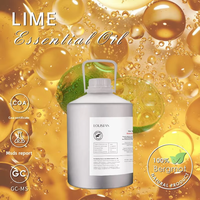Huile Essentielle de Citron Vert 100% Pure (Citrus Aurantifolia) Non Phototoxique Aromathérapie Soulagement du Stress Rafraîchissant Élévateur d'Humeur Massage
