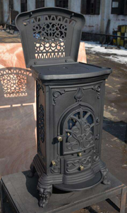 Estufa de <span class=keywords><strong>Leña</strong></span> Tradicional de Hierro Fundido, Estilo Europeo, Independiente, con Certificación CE, para Sala de Estar - Product Image 5