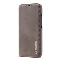 Étui de téléphone en cuir pliable LC.IMEEKE avec porte-cartes pour iPhone 12 Mini, étui de téléphone en PU