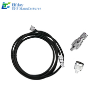 Cable de Extensión para Alimentador RFID RG58/5D-FB/7D-FB, Protocolo ISO 18000-6C, Distancia de Lectura de 8 cm, Longitud Personalizable, Conectores TNC/SMA/N