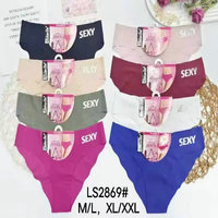 0,47 Dollar Modell LAS224 Hochwertige Sommer-Mädchen-Strings Atmungsaktive Damenslips in Verschiedenen Farben