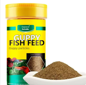 Alimento para peces flotante de alta proteína especial pequeño <span class=keywords><strong>Guppy</strong></span> alimentación abierta juvenil pescado <span class=keywords><strong>tropical</strong></span> de hundimiento lento empaquetado en bolsas - Product Image 2