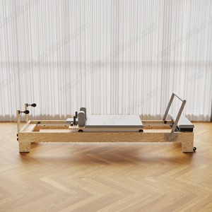 เตียงสไลด์ห้าชิ้นสำหรับฟิตเนสโยคะเตียงหลักทำจากไม้แอชอุปกรณ์สำหรับฟื้นฟูพิลาทิส - Product Image 4