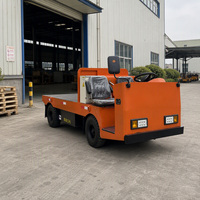 Truk Flatbed Listrik Tugas Berat untuk Penanganan Material Gudang Pabrik dan Transportasi Kargo