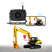 Caméra sans fil GPS 4G d'usine pour camion avec image AHD, vision nocturne infrarouge, étanche IP68 et télécommande Beidou/GPS