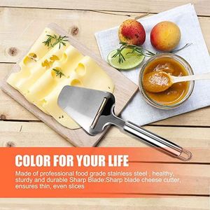 Utensilios de Cocina, Pelador de Queso Manual, Cuchillo para Pizza, Cortador de Queso de Acero Inoxidable con Mango de Acero Inoxidable - Product Image 4
