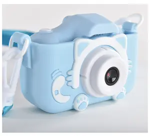 Лучший подарок для детей, милая детская мини камера, дешевая детская цифровая камера с мультяшной наклейкой