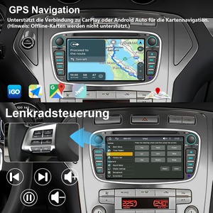 <span class=keywords><strong>Autoradio</strong></span> stéréo avec lecteur CD pour <span class=keywords><strong>Ford</strong></span> Focus II <span class=keywords><strong>C</strong></span>-<span class=keywords><strong>Max</strong></span> S-<span class=keywords><strong>Max</strong></span> Galaxy II Mondeo, remplacement d'<span class=keywords><strong>autoradio</strong></span> intégré - Product Image 3