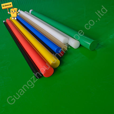 UHMW Polyethylene Bar Stock, Abrasion Resistance Plastic Bar Reduce Noise and Weight
