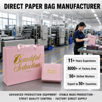 Emballage cadeau rose de luxe écologique avec logo doré, ruban personnalisé, poignée et couleur de film métallisé pour cosmétiques, bijoux, bougies et vente au détail