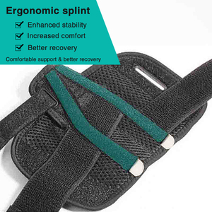 LOGO <strong>Compression</strong> Stabilizer Wrist Brace 3-Strap Ergonomic <strong>Splint</strong> for Thumb Support Breathable Pain Relief for Carpal Tunnel - Product Image 4