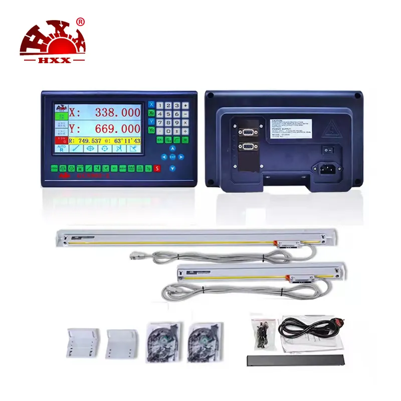 2 axis dro digital readout with 2 pcs linear scale travel length can be customized