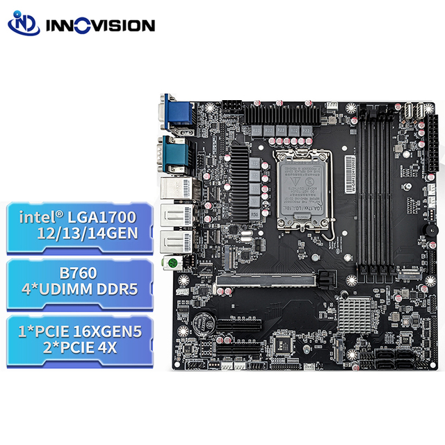Motherboard Model GM12 B760 Chipset 3*2.5G LAN Ports & 6 COM PortsSupports 12th/13th/14th Gen Intel CPUs