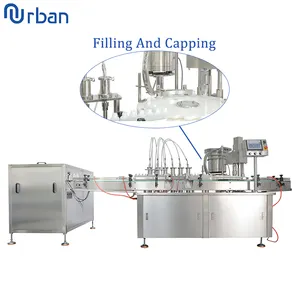 Multifunctional 30ml 60ml 120ml Spray bottle filling capping and labeling machine