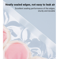Sacs sous vide en Mylar personnalisés refermables en polyester lisse taille L pour emballage alimentaire