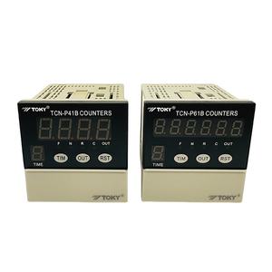 全新 TOKY TCN-P61B TCN-P41B 对话式电子自动传感器计数器，带交流/直流 100-240V 和 0-15 秒延迟功能 - Product Image 6