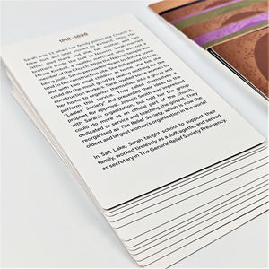 Tarjeta <span class=keywords><strong>de</strong></span> adivinación <span class=keywords><strong>de</strong></span> Tarot francés, laminación personalizada <span class=keywords><strong>de</strong></span> los Arcángel, Romance, tarjetas <span class=keywords><strong>de</strong></span> oráculo doradas para chicas, Tarot <span class=keywords><strong>de</strong></span> 350 Gsm - Product Image 3