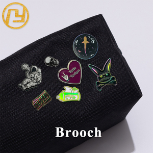 All'ingrosso personalizzabile antico 2D spille <span class=keywords><strong>Ata</strong></span> Design in acciaio inossidabile in lega di zinco alla moda spille vuote per Halloween - Product Image 2