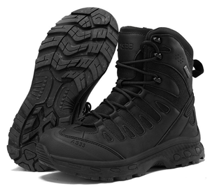 DFB926 Men Dark Brown High Tactical <b>Hiking</b> <b>Boots</b> Reinforced Toe Non Slip Rugged Outsole Outdoor Trekking Combat <b>Boots</b> Breathable - Product Image 5
