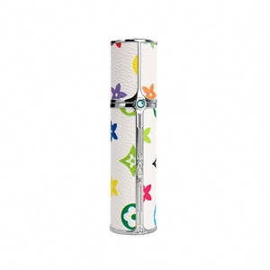 Atomiseur de parfum portable 10 ml, mini flacon pulvérisateur rond rechargeable, pompe à parfum pour voyage, étui vide, type de pulvérisation à pompe scellée - Product Image 3