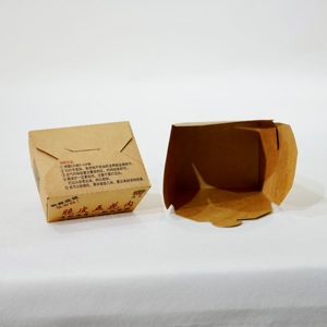Boîte alimentaire en carton pliable personnalisée de qualité supérieure avec impression UV pour ventre de porc rôti et viande cuite à emporter - Product Image 4