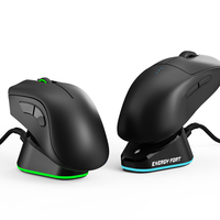 Wireless Charger with RGB Light, USB Charging Dock