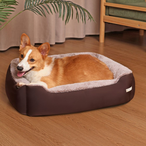Cama Rectangular para Perros Grandes, Medianos y Pequeños, Gatos, Sofá Cálido para Mascotas, Base Antideslizante, Nido Suave y Cómodo para Perros, Tapete para Mascotas - Product Image 1