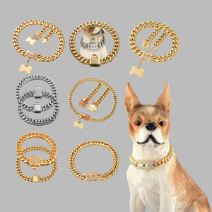 2024 gros plusieurs perceuse boucle <span class=keywords><strong>en</strong></span> acier inoxydable <span class=keywords><strong>chien</strong></span> chaîne <span class=keywords><strong>chien</strong></span> chaîne collier cubain <span class=keywords><strong>chien</strong></span> chaîne diamant - Product Image 1