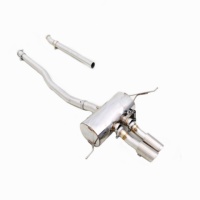 Personnalisation d'usine 304 système d'échappement à soupape en acier inoxydable poli miroir 1.5mm d'épaisseur conçu pour Mini JCW F66/F67 2.0T