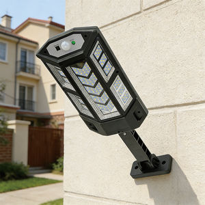 Luces de Seguridad LED Solares Monocristalinas para Exteriores, Sensor de Movimiento, Control Remoto, 4 Modos, IP65, Impermeables, Iluminación para Jardín y Patio - Product Image 1