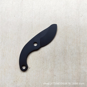 Cuchilla curva grande Sk5 duradera para tijeras de podar de jardín, herramienta manual de repuesto de grado industrial, estilo simple - Product Image 1