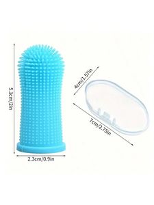 Brosse à dents pour animaux de compagnie Produits de nettoyage pour chats et chiensBrosses à dents de nettoyage buccal Poils en silicone - Product Image 3