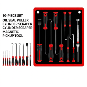 Oil Seal Removal Tool Kit Stainless Steel Hook Puller Screwdriver Set 4-Piece LED Lighting Soft Case for <b>Car</b> O Ring Auto <b>Repair</b> - Product Image 1