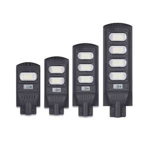 Lampe solaire LED intégrée pour éclairage public, indice <span class=keywords><strong>de</strong></span> protection IP65, construction en ABS <span class=keywords><strong>avec</strong></span> capteur <span class=keywords><strong>de</strong></span> mouvement pour l'éclairage routier - Product Image 1
